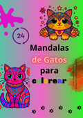 Mandalas de Gatos para colorear (PDF Imprimible)