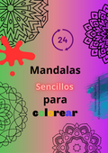 Mandalas Sencillos para colorear (PDF Imprimible)