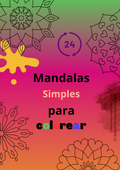 Mandalas Simples para Colorear (PDF Imprimible)